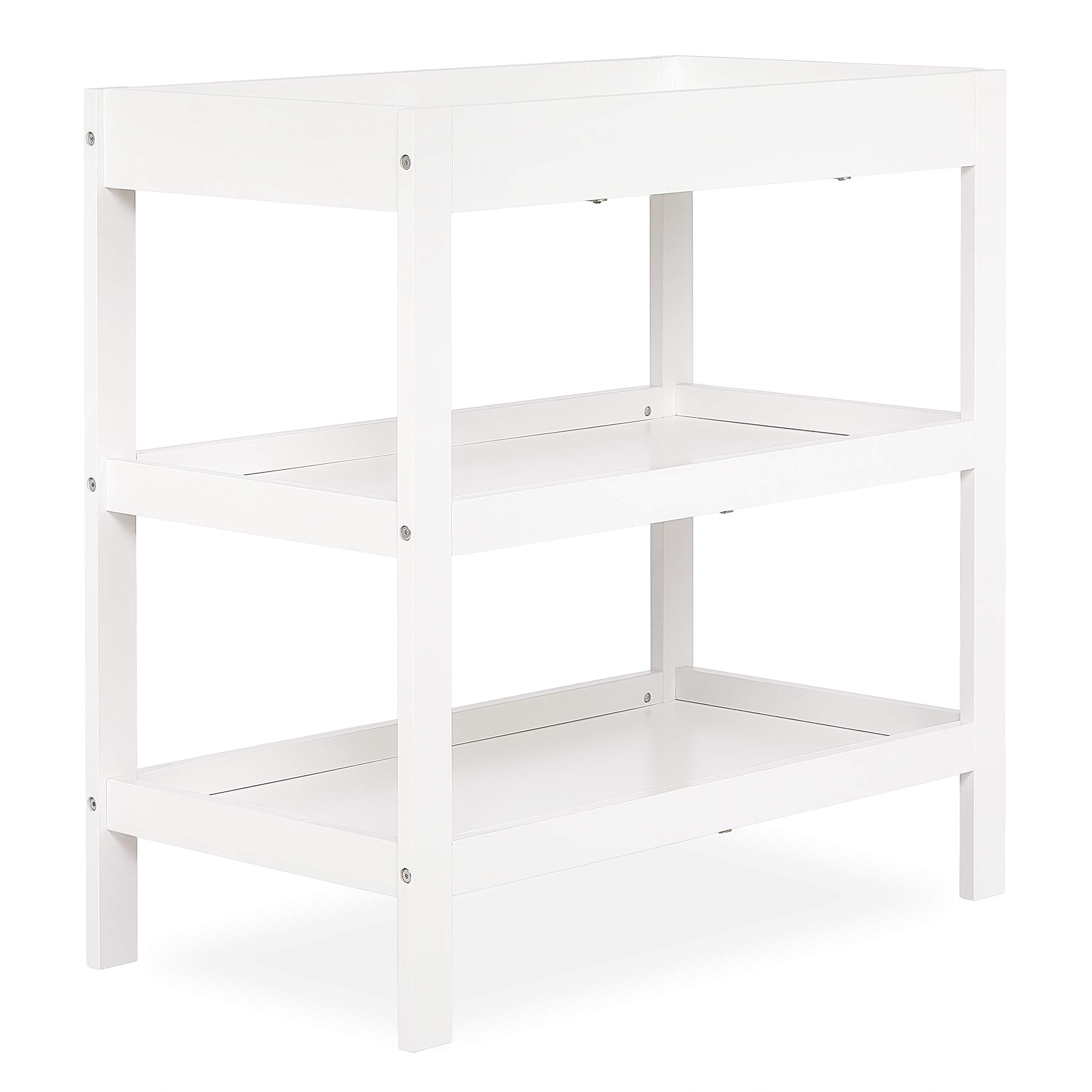 Dream On Me, Ridgefield Changing Table, White , 33.5x16x33.5 Inch (Pack of 1)