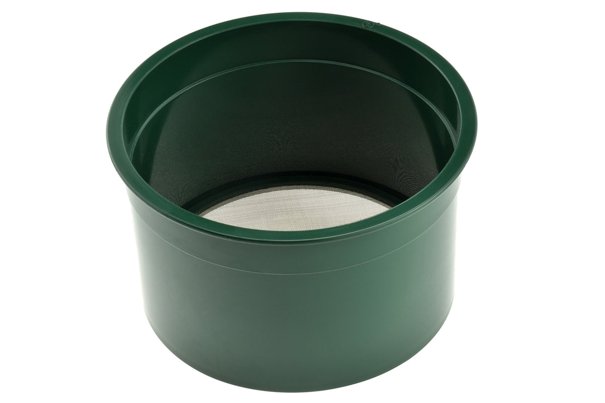 Se 5.5 Inch Mini Stackable Classifier Gold Prospecting Pan - 60 Holes/ Square Inch Stainless Steel Mesh Sifting Pan, Green