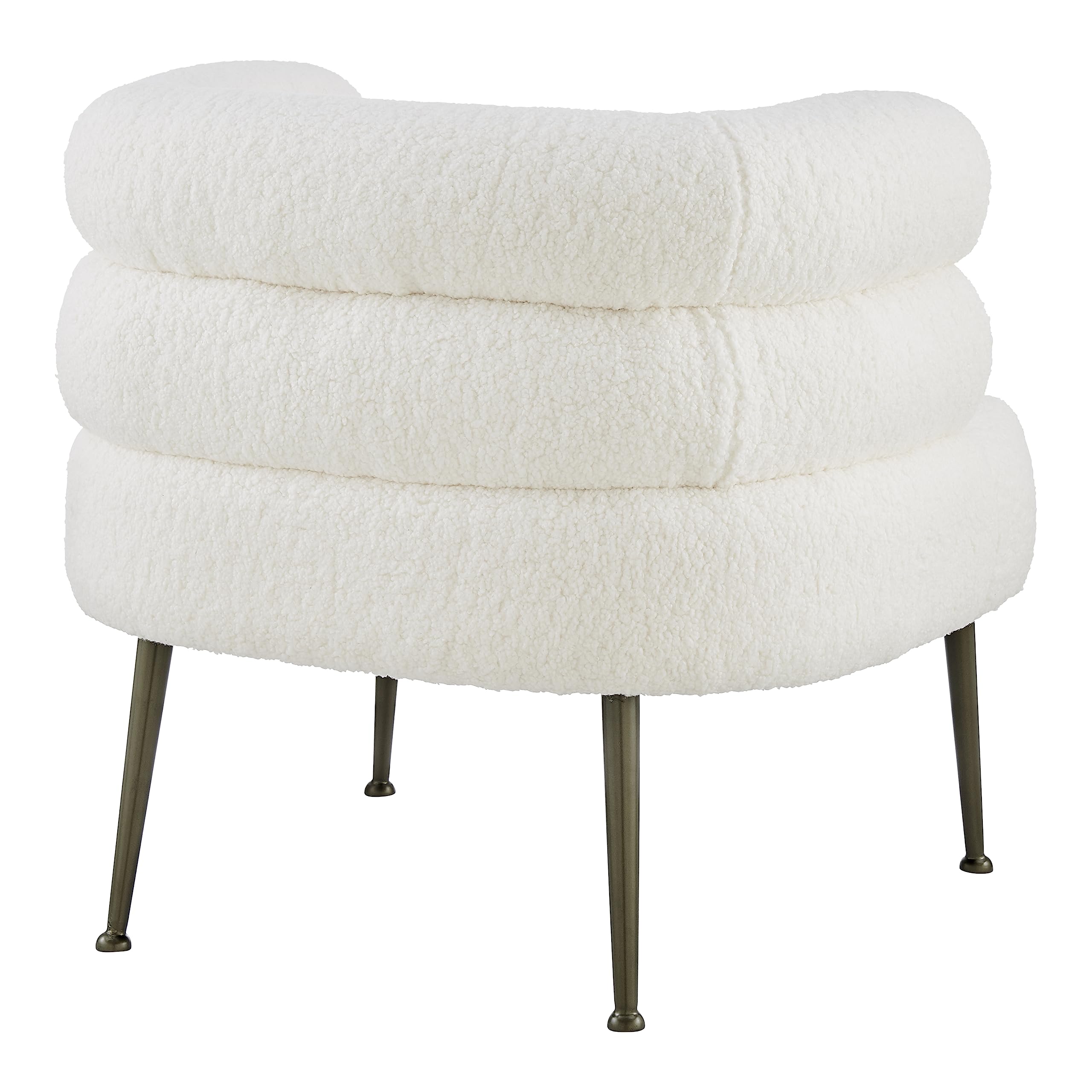 Npd Furniture And More Zerline Accent Chair, Standard, Shearling Beige