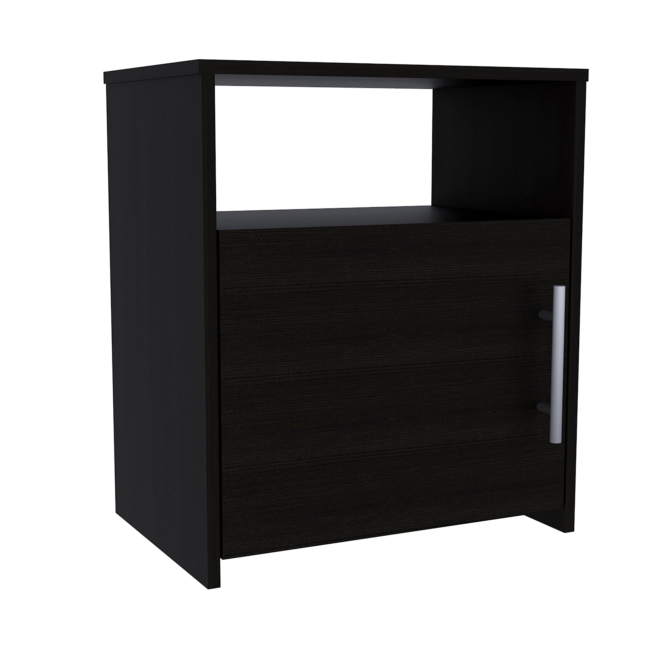 DEPOT E-SHOP Newport 3 Piece Bedroom Set, Cabinet Dresser + 2 Nightstands, Black