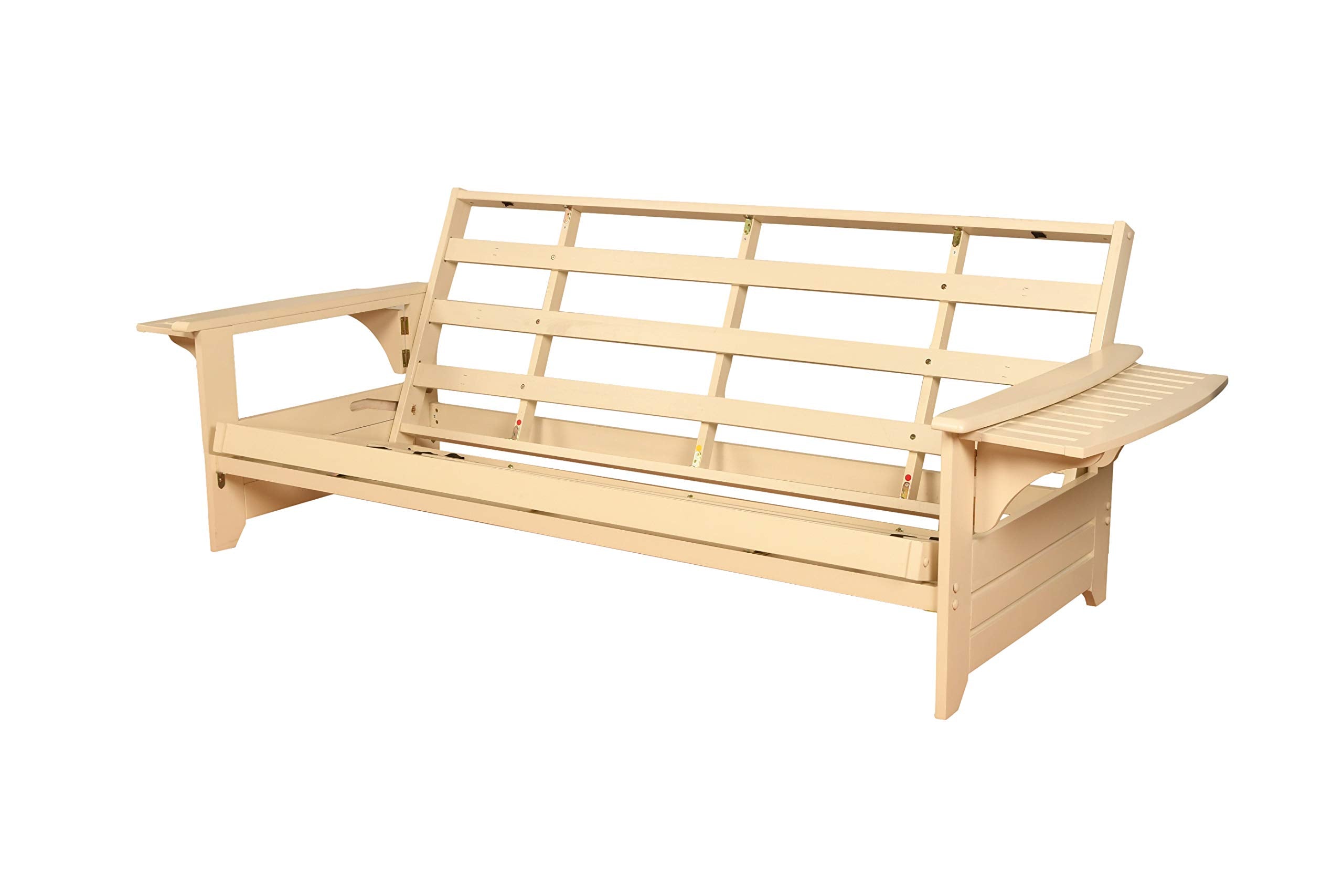 Kodiak Furniture Phoenix Full-Size Traditional Hardwood Frame In Antique White