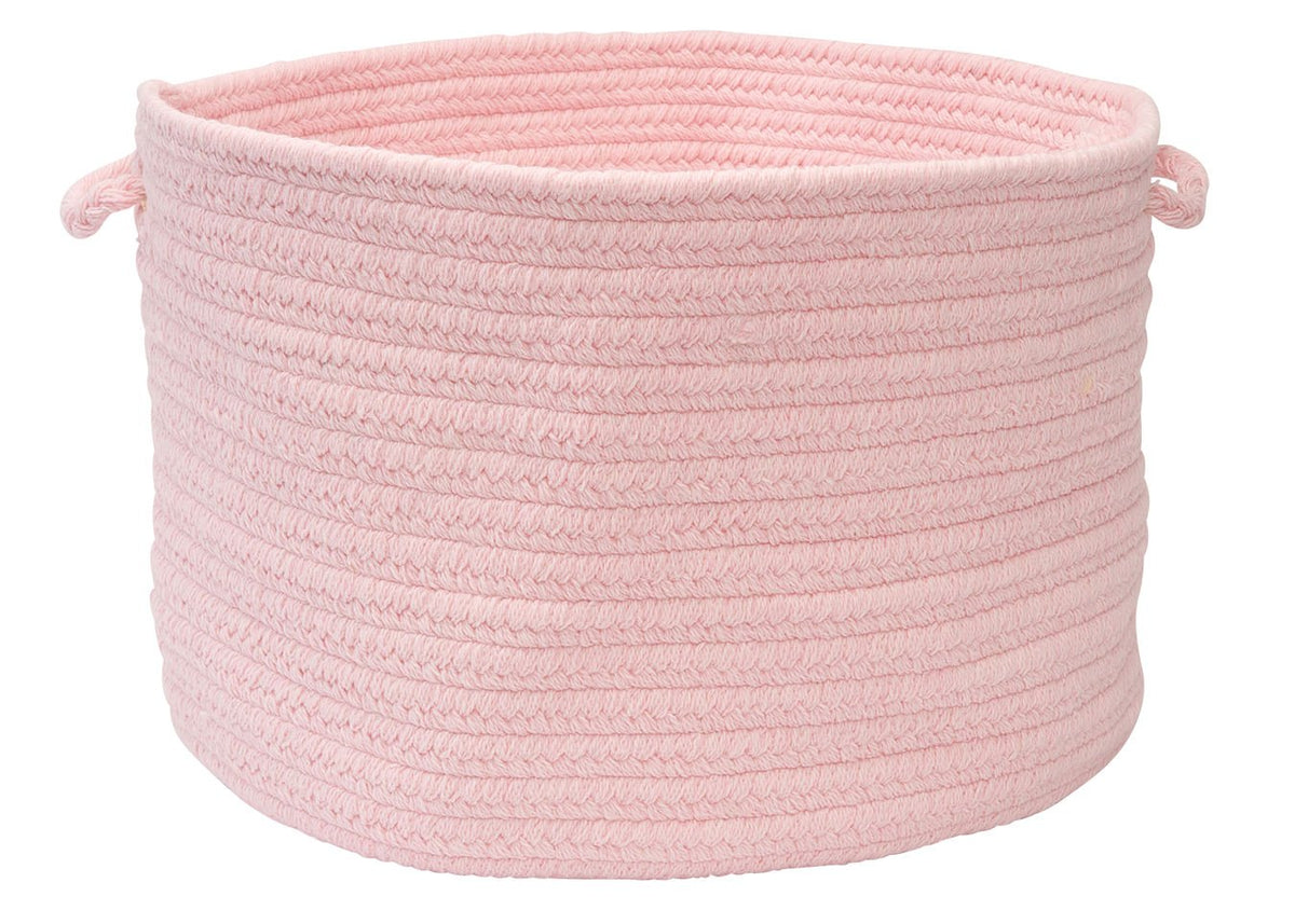 Colonial Mills Wl20 18 By 18 By 12-Inch Bristol Storage Basket, Blush Pink