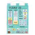 The Peanutshell Preschool Educational Wall Calendar - 53 Fabric Pieces For Months, Days, Years, Weather, & Seasons