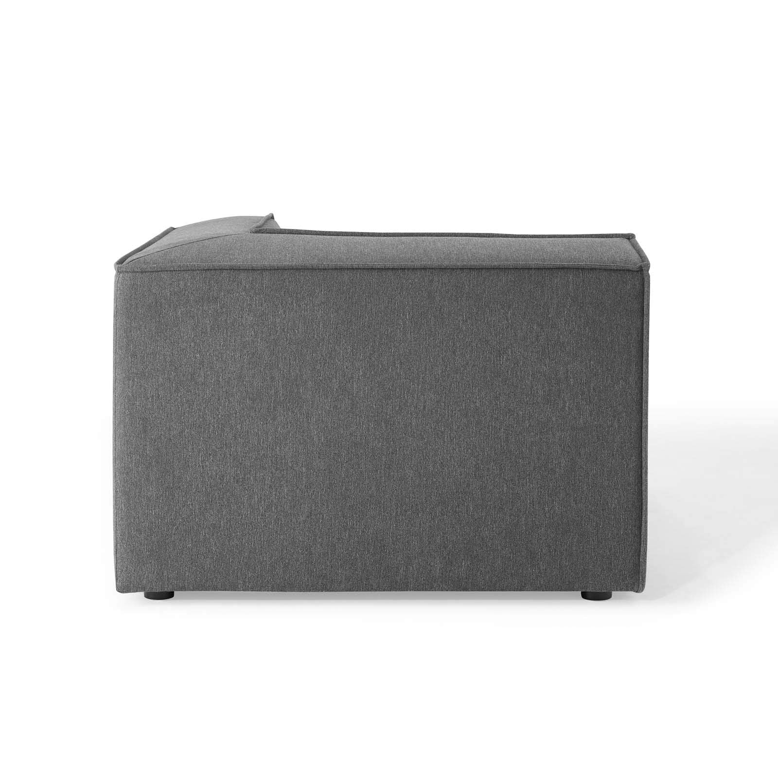 Modway Eei-3871-Cha Restore Sectional Sofa Corner Chair, Charcoal