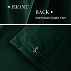 Lazzzy Emerald Green Velvet Curtains 72 Inches Long Thermal Insulated Drapes For Bedroom Living Room Darkening Window Treatments Super Soft Luxury Rod Pocket 2 Panels