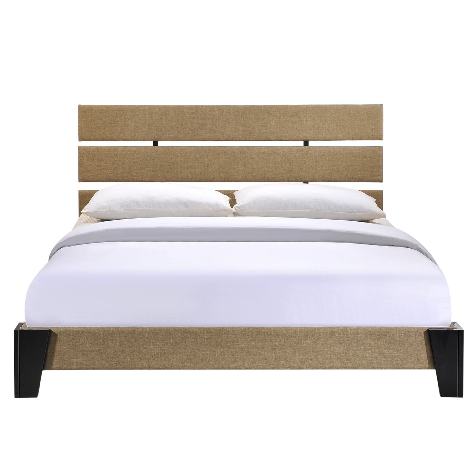 Lexmod Zoe Bed Frame, Queen, Latte