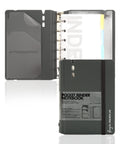 Spiral Binder Planner Undated Daily Hourly Planner 125K 126K (Grey, A7 Hourly&Dot Page)