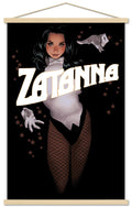 Trends International DC Comics - Zantanna - Alex Ross Portrait Wall Poster, 22.375 x 34, Print and Beechwood Hanger Bundle