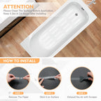 Non Slip Bathtub Stickers, 24 Pcs Shower Stickers For Safety Bathroom Tubs, Bathtub Non Slip Stickers And Adhesive Decals Scrape