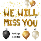 Laventy Set Of 16 We Will Miss You Banner Office Work Party Retirement Party Decor Retirement Banner Going Away Party Decor Fare