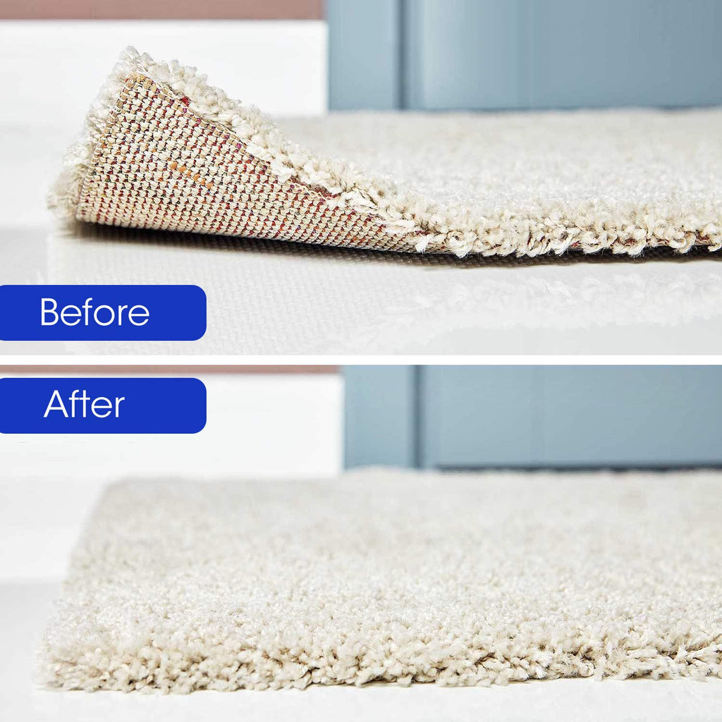 Sollifa Rug-Grip, 16 Pcs Dual Sided Washable Removable Prevent Curling Corner Carpet Holder, Keep Rug In Place Non Slip Adhesive