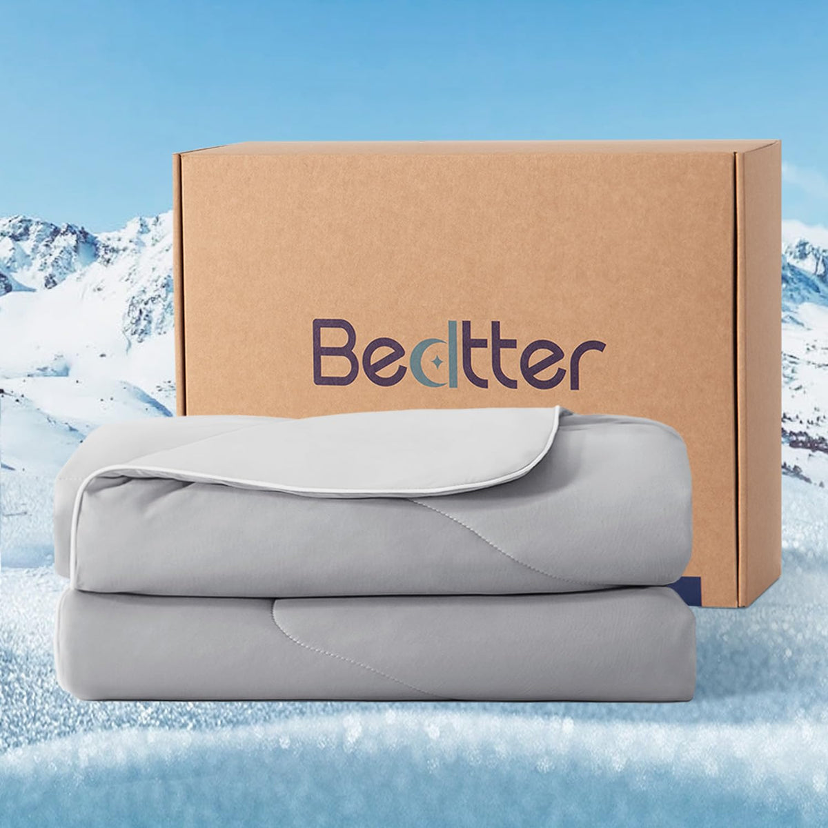Bedtter Luxe Cooling Comforter - King/Cali King 106'X90',Ultra-Fine Fiber For Hot Sleepers, Lightweight & Hypoallergenic Summe
