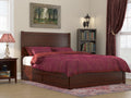 AFI NoHo Queen Platform Bed with Footboard & Twin XL Trundle in Walnut