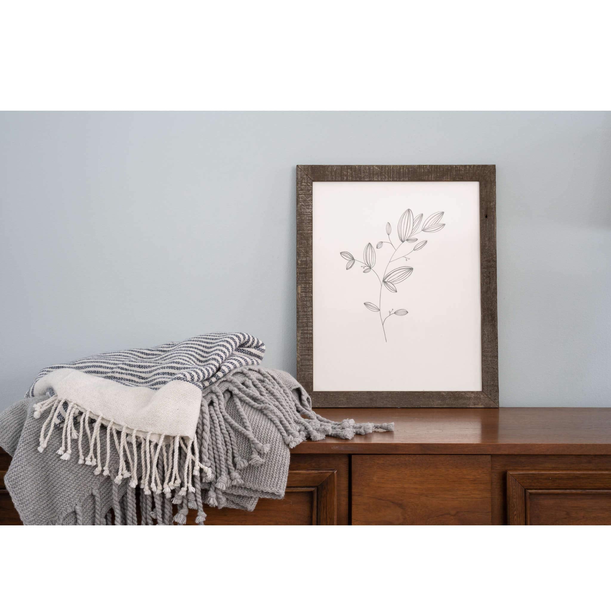 Barnwoodusa | Farmhouse 2.5X3.5 Picture Frame | 1 1/2 Inch Molding | 100% Reclaimed Wood | Rustic | Espresso