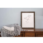 Barnwoodusa | Farmhouse 12X18 Picture Frame | 1 1/2 Inch Molding | 100% Reclaimed Wood | Rustic | Espresso