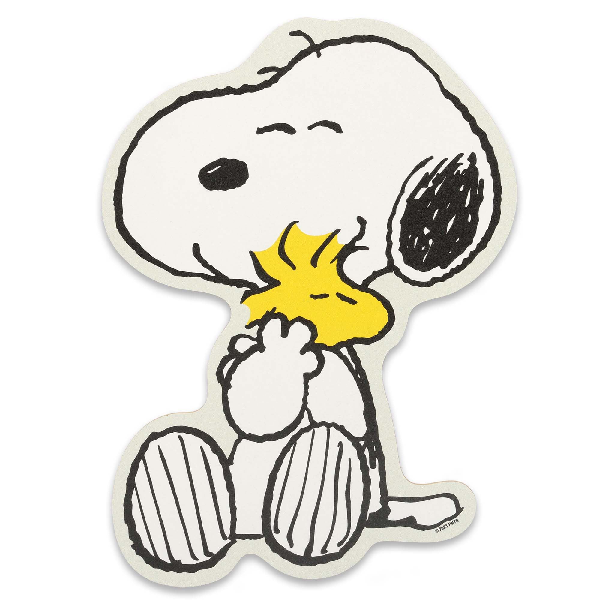 Peanuts Snoopy and Woodstock Hug Wood Wall Decor - Fun Snoopy Wall Art for Kids Bedroom or Play Room