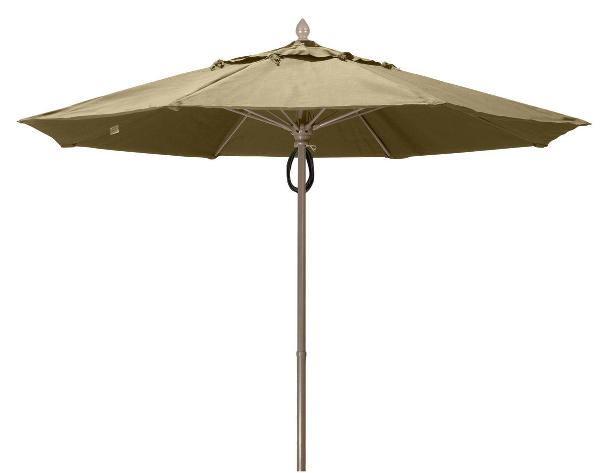 Fiberbuilt Umbrellas 9Mppcb-8600 Market Umbrella, 9' Marine Grade Canopy, Antique Beige