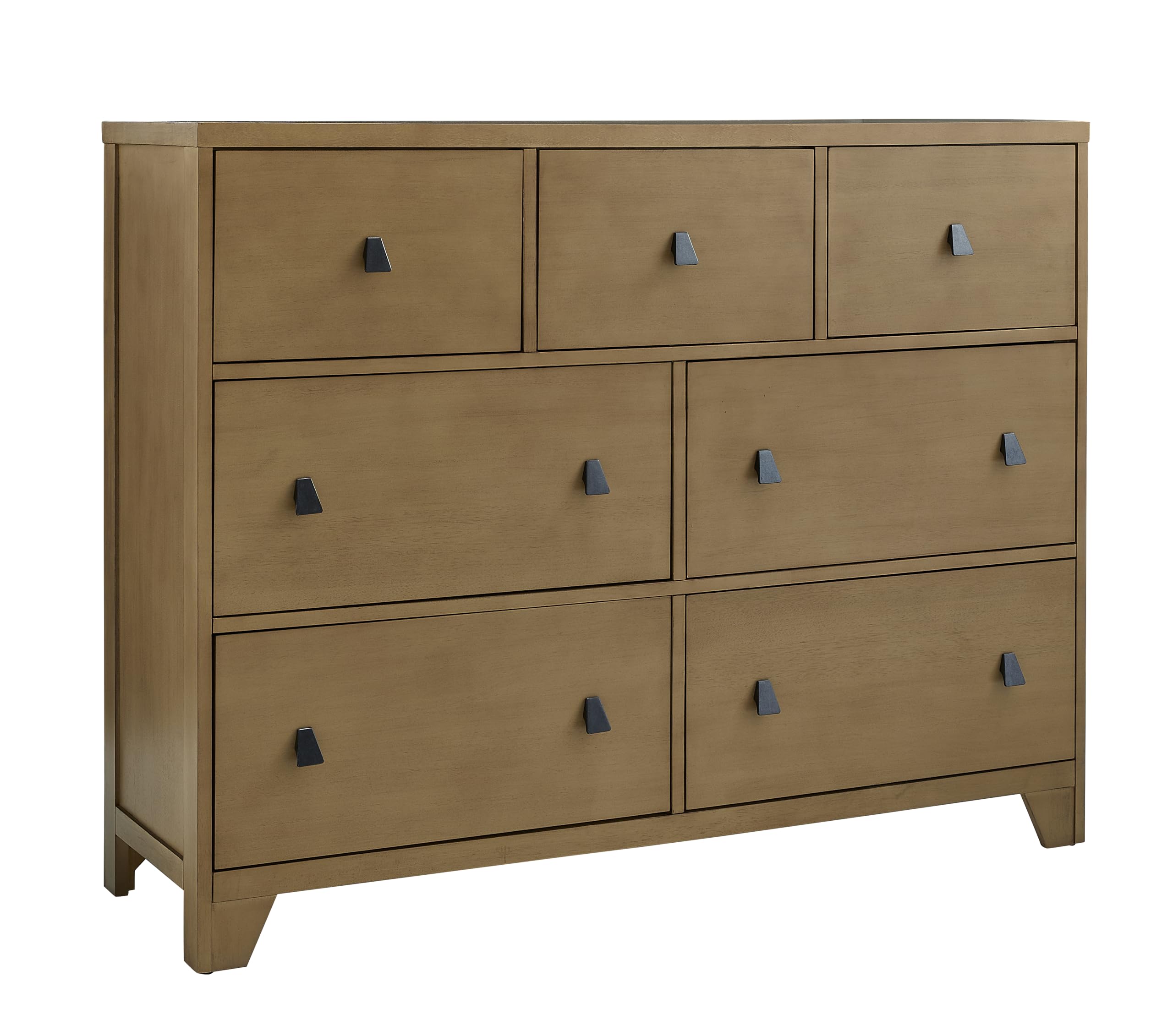 Progressive Furniture Blonde/Light Gold Hayden 7 Drawer Double Dresser