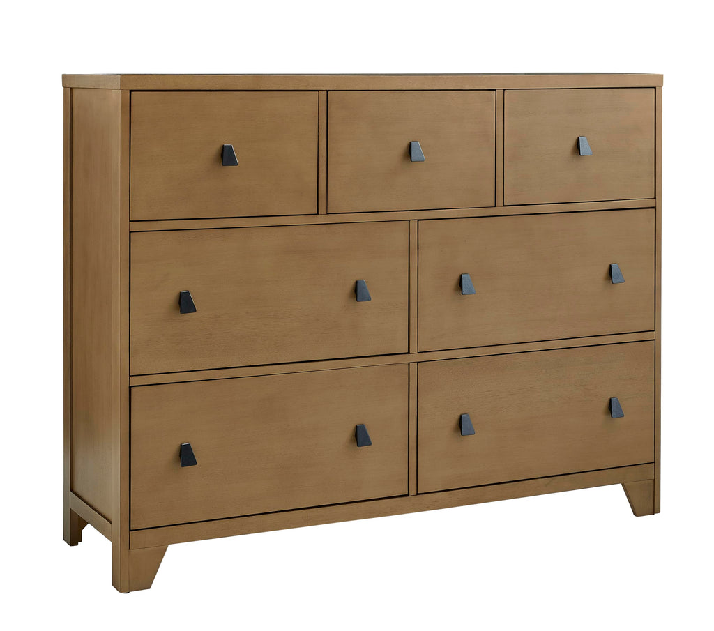 Progressive Furniture Blonde/Light Gold Hayden 7 Drawer Double Dresser