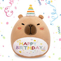 Titqwop 14 ' Capybara Soft Plush Stuffed Animal Pillow Cute Capybara Toy Gift For Kids Boys Girls (Birhtday Capybara Plush Pill