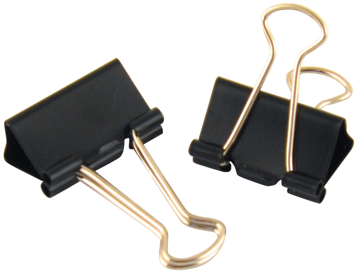 The Classics Medium Binder Clips (36), 1-Inch Wide, 36 Count, Black/Silver (Tpg-37806)