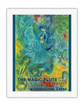 The Magic Flute - Mozart - Metropolitan Opera - Vintage Opera Poster by Marc Chagall c.1966 - Fine Art Rolled Canvas Print 20in 