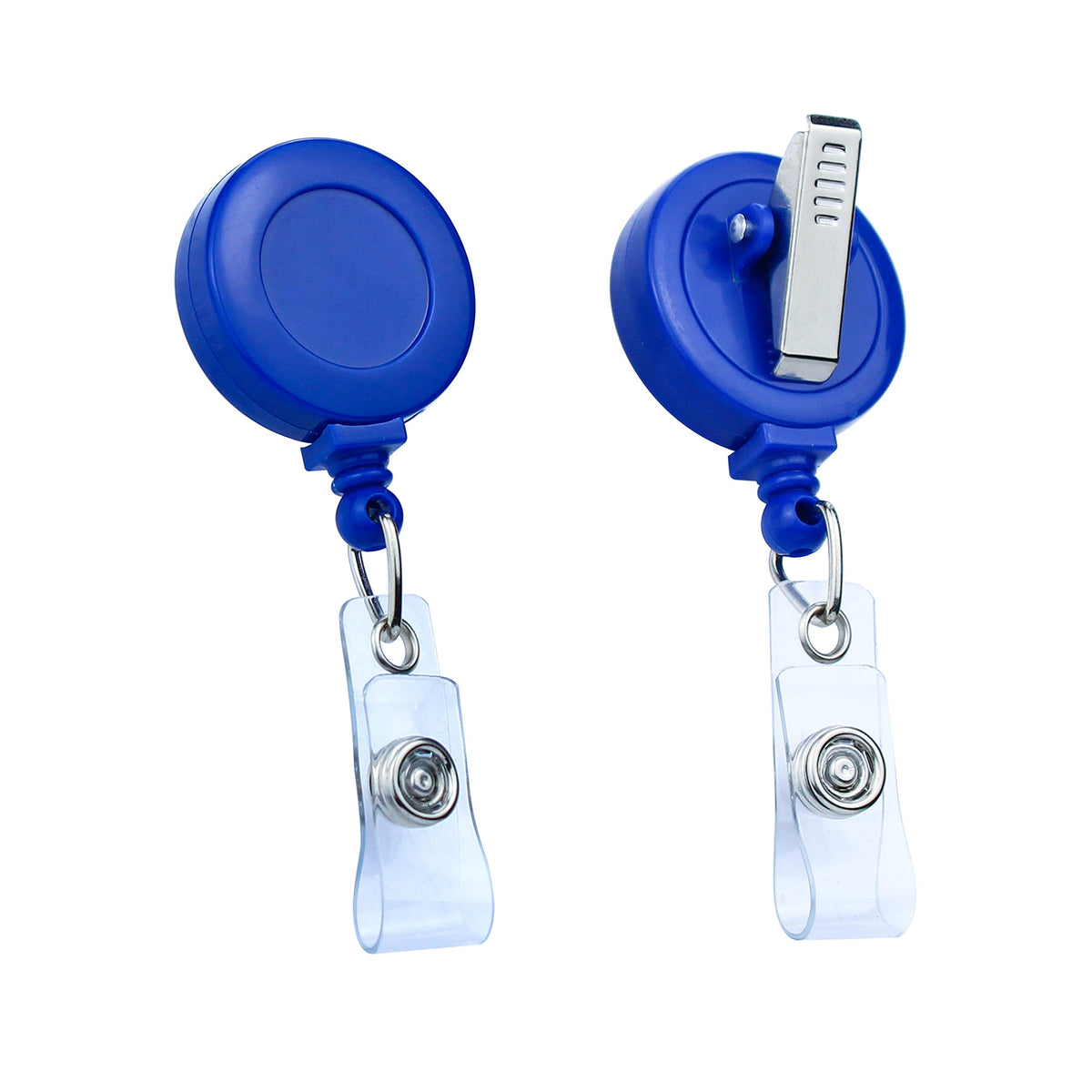 Bestom 100 Pack Badge Reels Retractable Badge Holder With Clip, Id Clips For Badges, Id Badge Reel, Retractable Id Badge Clip Wi