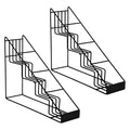 Coffee Syrup Rack, 2 Pack Coffee Bar Organizer for Torani & Monin Bottles