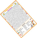 Celebratory Moments Theme Happy Birthday Word Search Game 30 Cards with Solution Sheet Kitty Party Time Based Puzzle Activity Ga