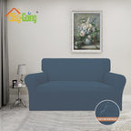 Easy-Going 100% Waterproof Oversized Loveseat Couch Cover, Dual Waterproof Sofa Cover, Stretch Jacquard Sofa Slipcover, Leakproof Furniture Protector For Kids, Pets, Dog And Cat, Bluestone