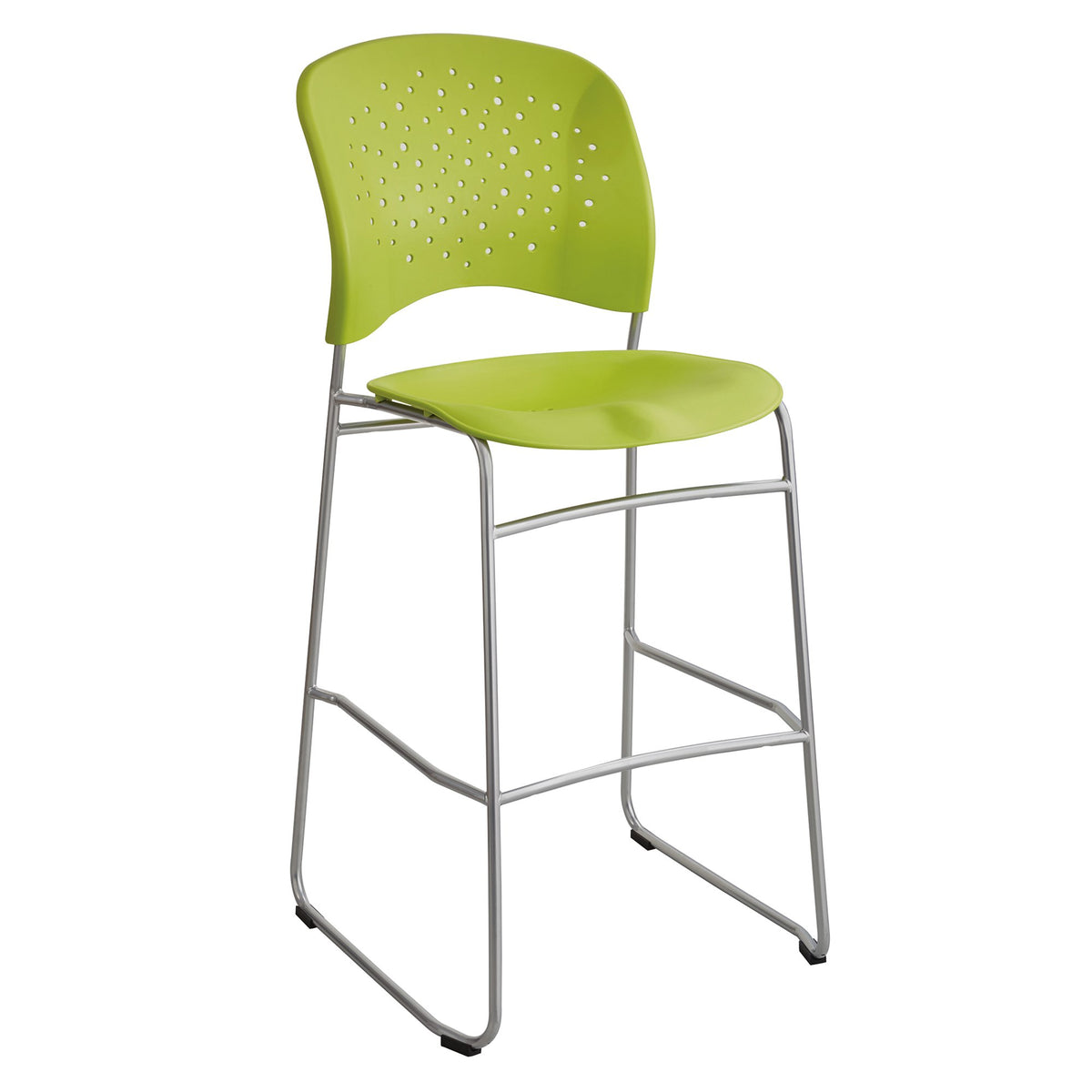 Safco Products 6806GN Reve Bistro Height Chair with Round Back, Green