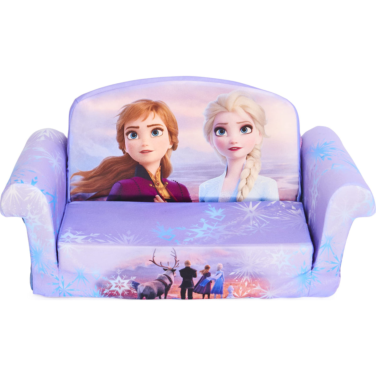 Marshmallow Furniture, Children'S 2-In-1 Flip Open Foam Sofa, Frozen 2