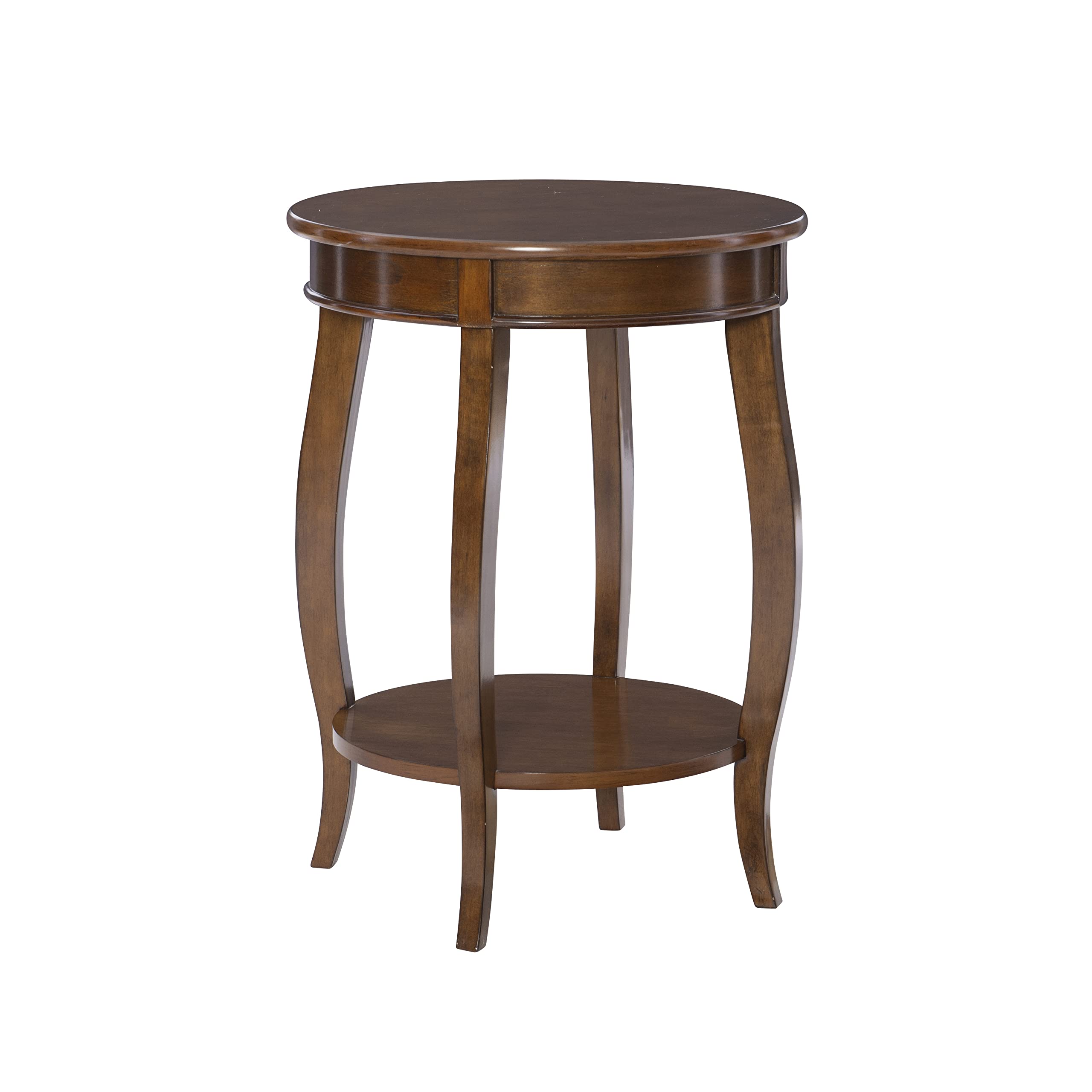 Powell Furniture Powell Hazelnut Round Shelf Table,, 18L x 18W x 24H