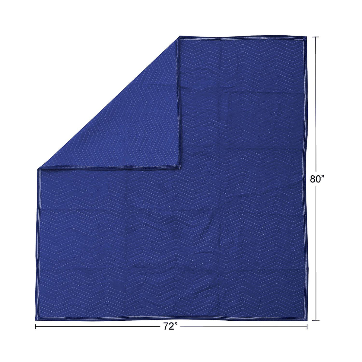 WELIV Homes 72 x 80 inch NonWoven Padded Moving Blanket,blue