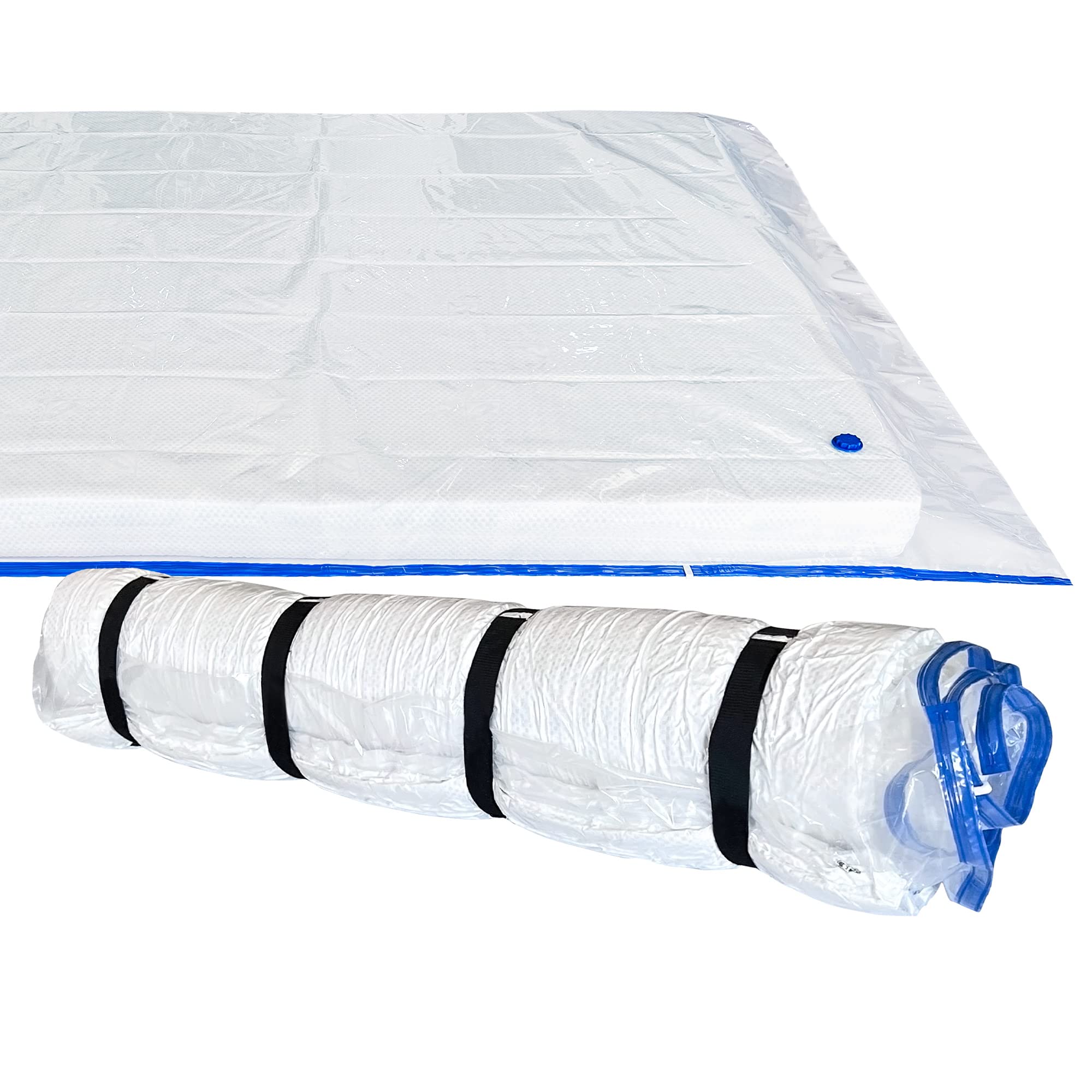 King Size Mattress Vacuum Bag For Memory Foam Latex Mattress Upto 14 Inch, Moving Shipping And Storage