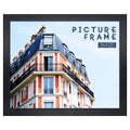 Golden State Art, Black Picture Frame-Display Picture 16x20 Without Mat - Solid Wood and Tempered Glass (Wall Display)