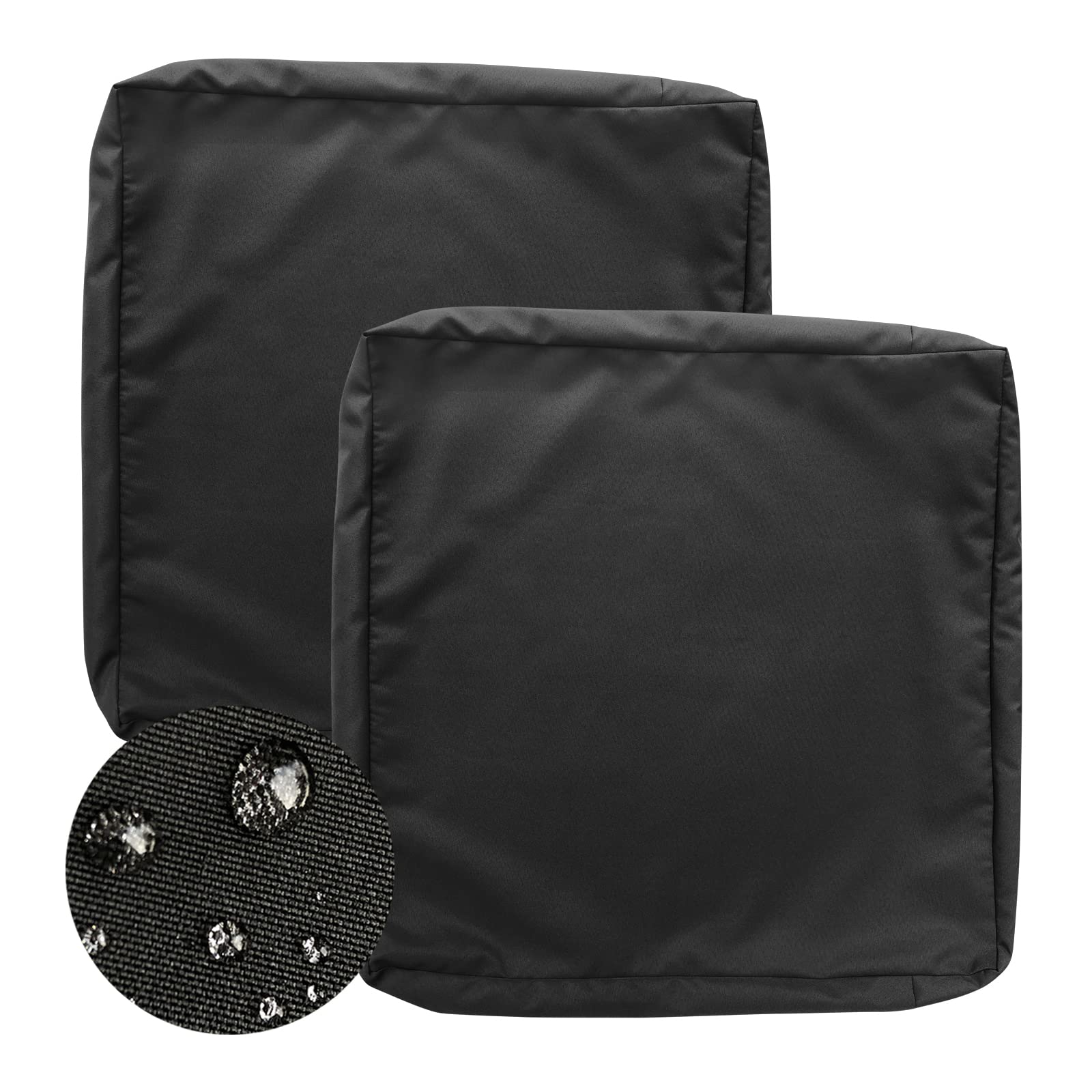 Gueglsa Outdoor Cushion Covers 22X20X4, Patio Seat Cushion Slipcovers Replacement, Weather Resistant Chair Cushion Slip Cover, S