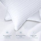 Threadmill Soft Bed Pillows King Size Set Of 2 | Down Alternative Cooling Bed Pillow For Sleeping | Soft Pillows For Bed | 20 X