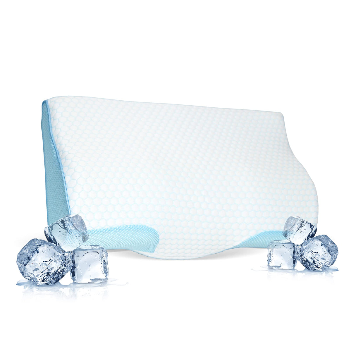 Derila King Size Cooling Pillowcase | Optimal Temperature Control For Your Memory Foam Pillow For Perfect Sleep. Quality Materia