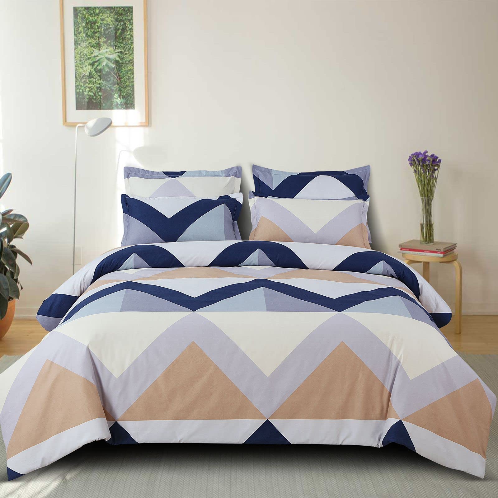 Livmoda Super Soft Glace Cotton Microfiber Ac Comforter Double Bed King Size Blanket/Duvet/Dohar For All Weather 90X95 Inch