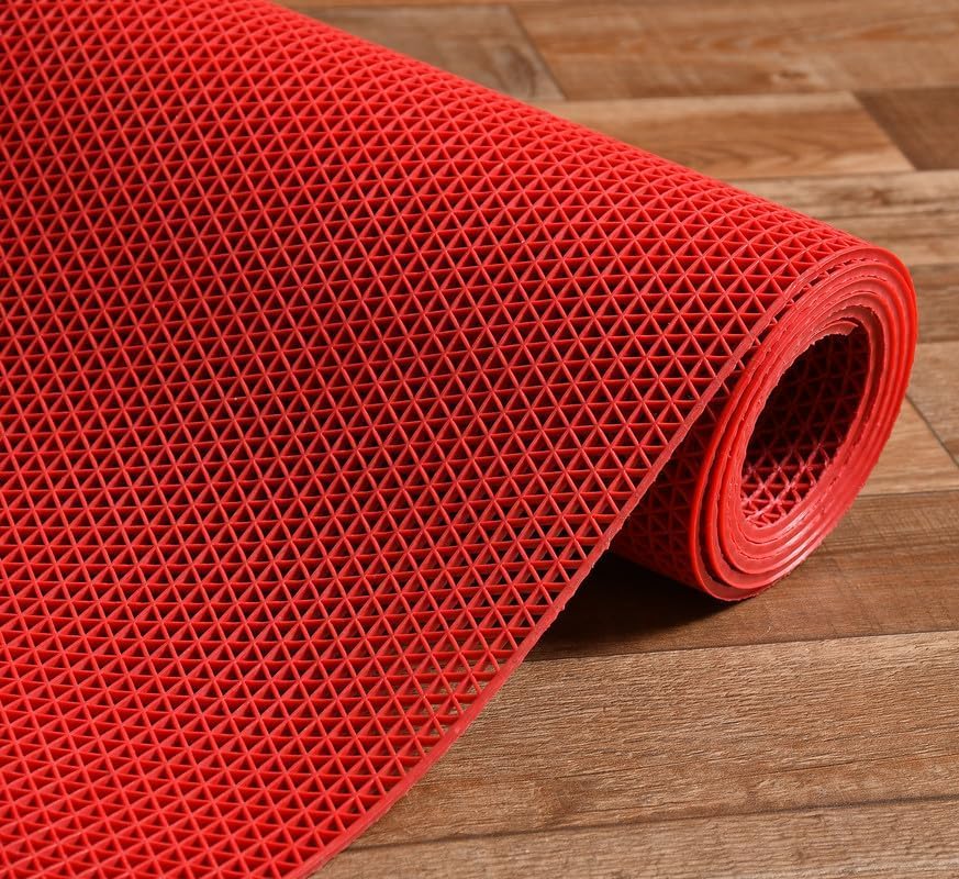 UNNAK Anti Skid Mat for Indoor & Outdoor | Honeycomb Pattern| HeavyDuty Drainage Mat|Bathroom Mat|Bath Mat|Carpet|Rugs|Rainmat|