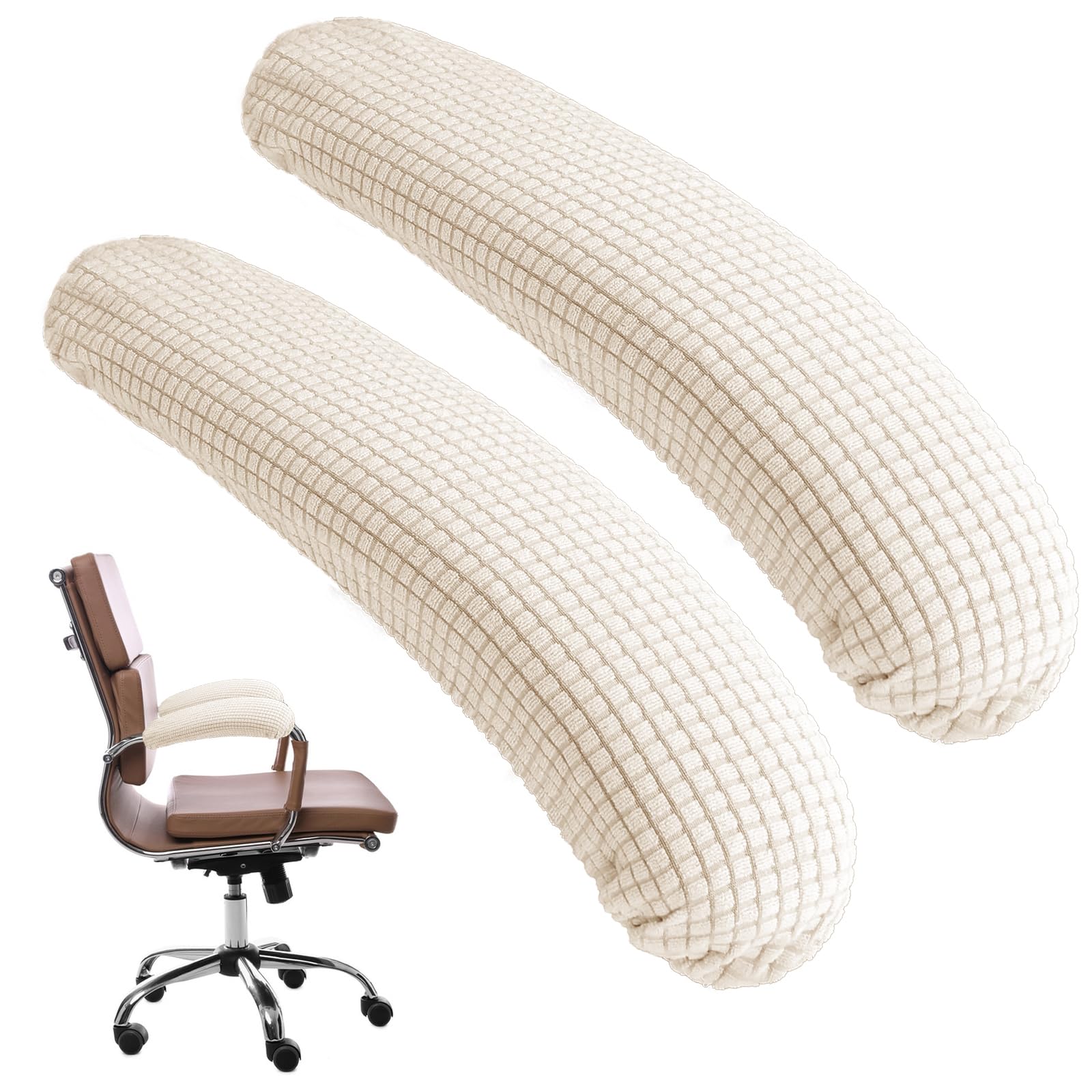 Office Chair Armrest Covers, 2Pcs Office Removable Arm Rest Covering, Elastic Chair Armrest Covers, Office Seat Hand Rest Protec