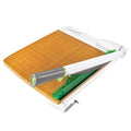 Westcott 16874 15-Inch Carbotitanium Wood Base Guillotine Paper Cutter, Multi-Paper Trimmer With 30 Sheet Capacity