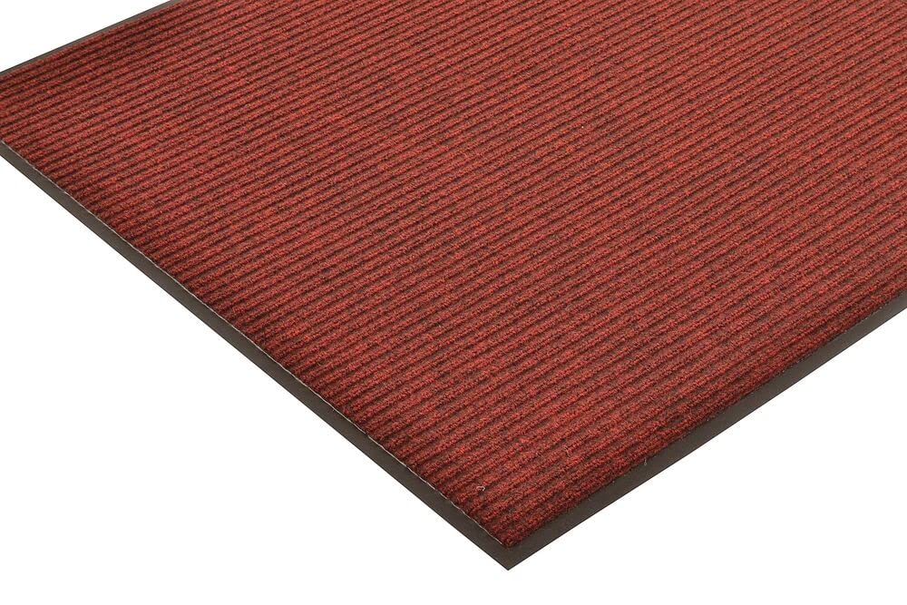 Notrax - 117S0310Rb 117 Heritage Rib Entrance Mat, For Home Or Office, 3' X 10' Red/Black