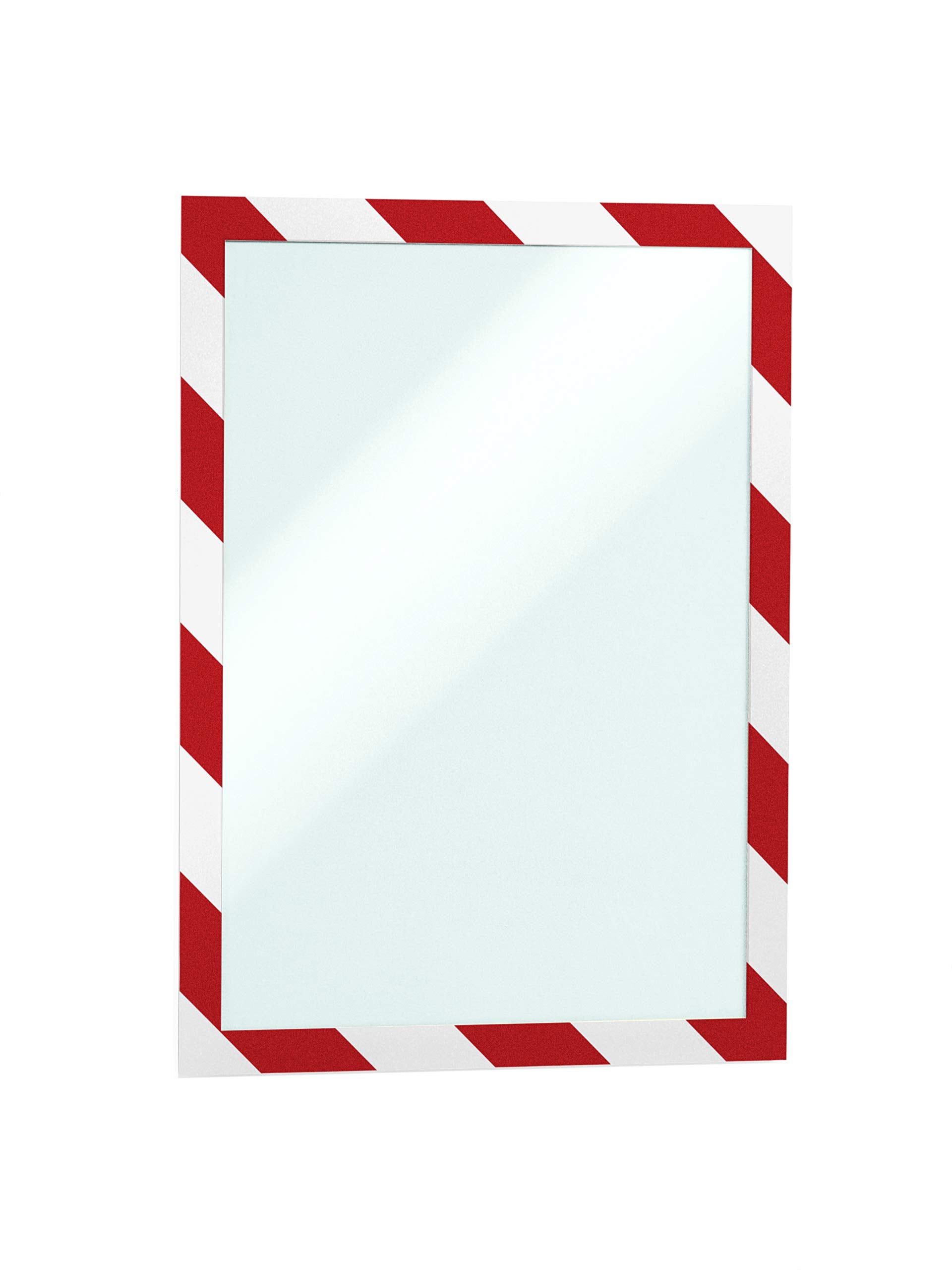Duraframe Security Letter, 8-1/2 X 11, Red/White - 2 Pk