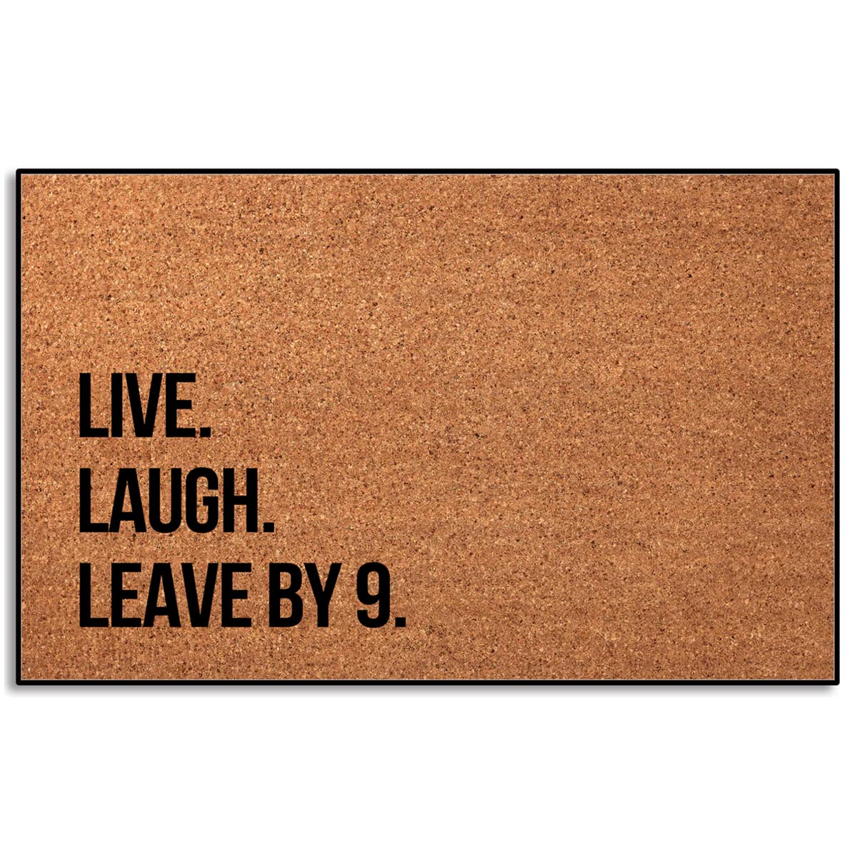 Wulidrom Live Laugh Leave By 9 Pm Inside Front Door Mat For Front Door Inside, Outdoor Door Mats For Home Entrance Rugs Indoor F