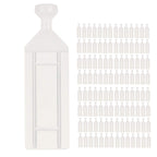 DMSE Wholesale Natural Nylon Sew in Tailslides Tail Slides Curtain Carriers Glides Sliders Slide, Rollers Tracks (112 Pack)