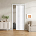JILRON 100% Blackout Fabric Folding Door Curtain with Magnetic Closure - Accordion Style for Sliding Doors, Closets,Wardrobe and