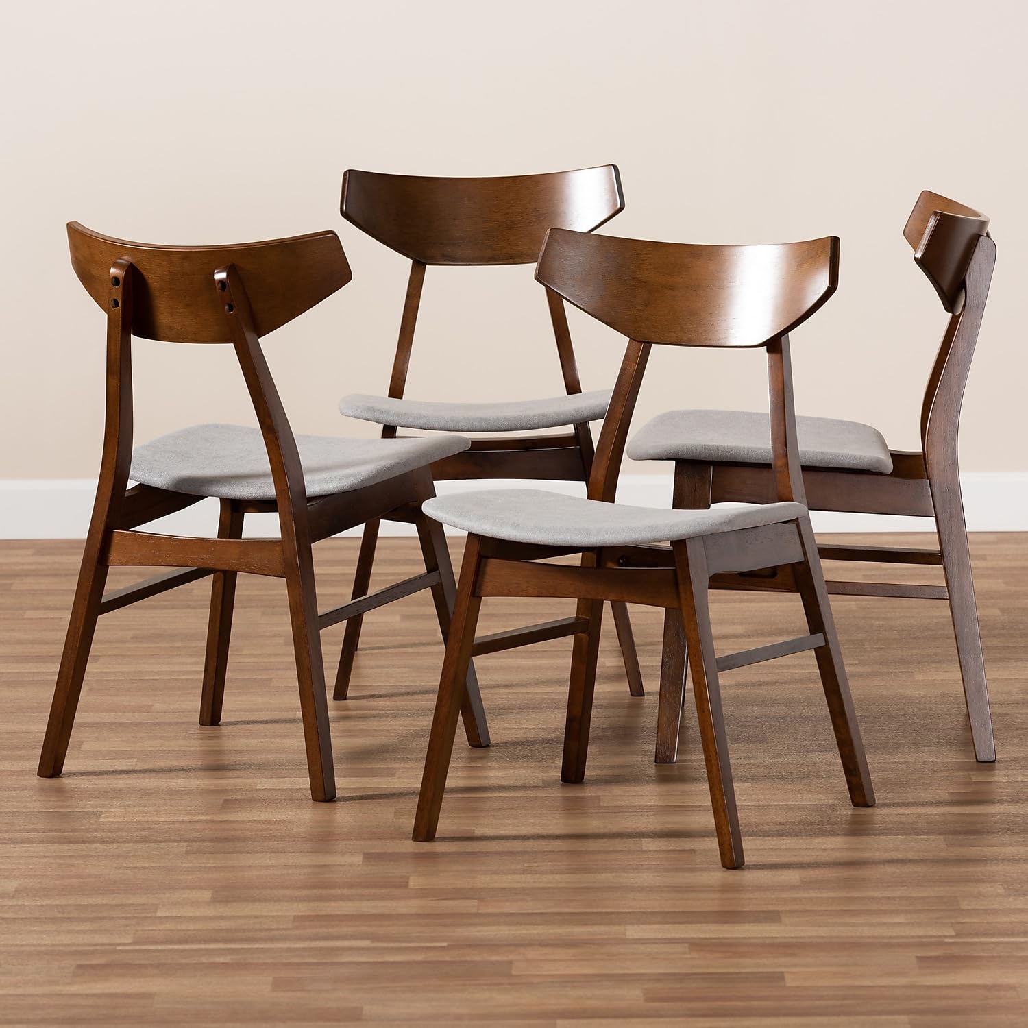 Baxton Studio Danica Dining Chair Set - Thumbnail 3