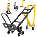 4-in-1 Hand Truck Dolly Heavy Duty Industrial Convertible, 1000 LBS Stair Climbing Cart Utility Cart Converts from Hand Trucks D